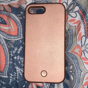 I phone 7 plus light up selfie phone case